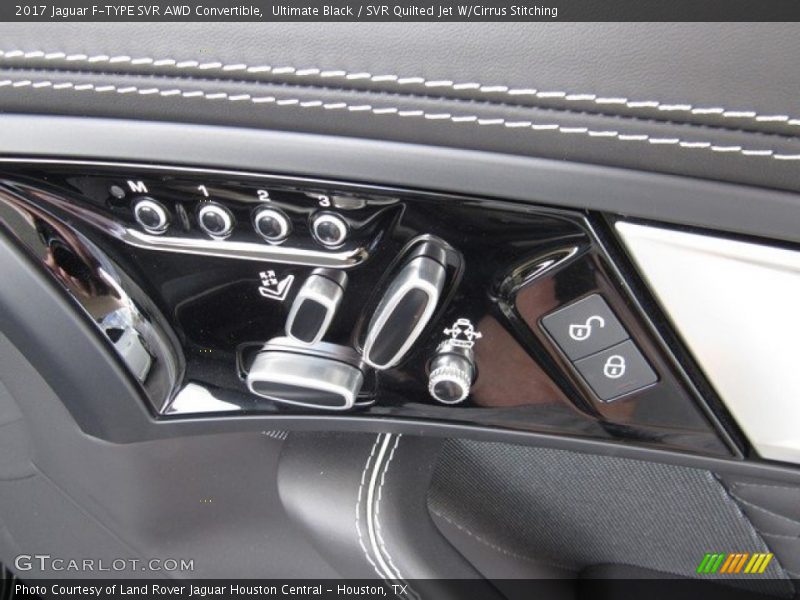 Ultimate Black / SVR Quilted Jet W/Cirrus Stitching 2017 Jaguar F-TYPE SVR AWD Convertible