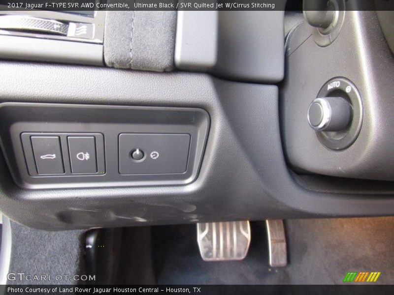 Controls of 2017 F-TYPE SVR AWD Convertible
