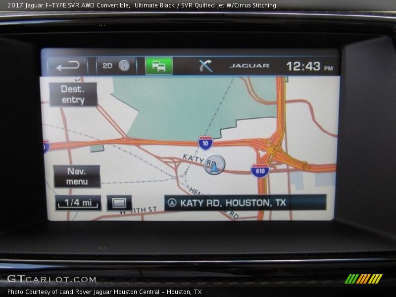 Navigation of 2017 F-TYPE SVR AWD Convertible