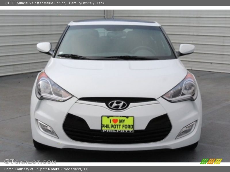 Century White / Black 2017 Hyundai Veloster Value Edition