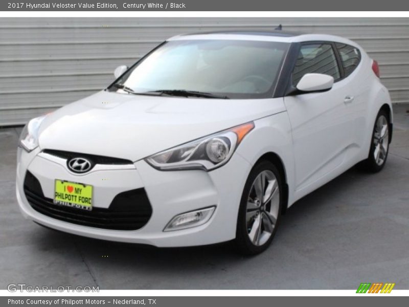 Century White / Black 2017 Hyundai Veloster Value Edition