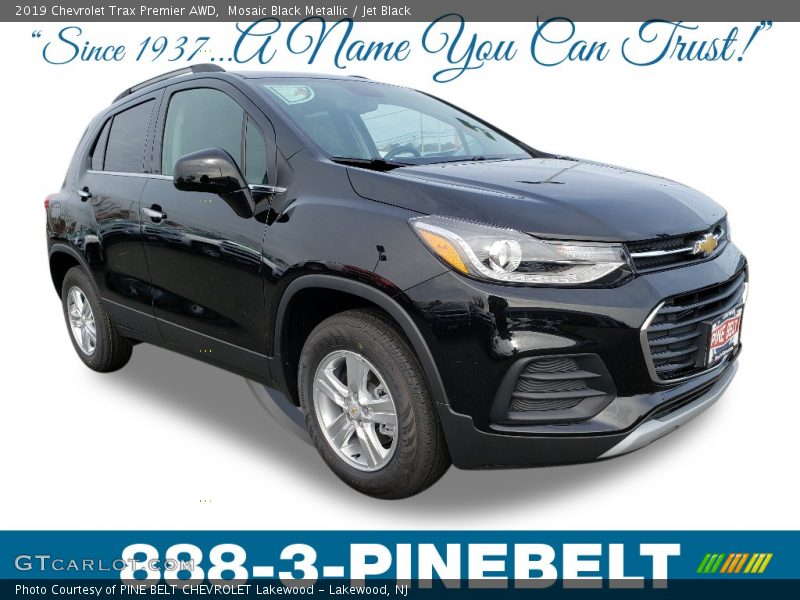 Mosaic Black Metallic / Jet Black 2019 Chevrolet Trax Premier AWD