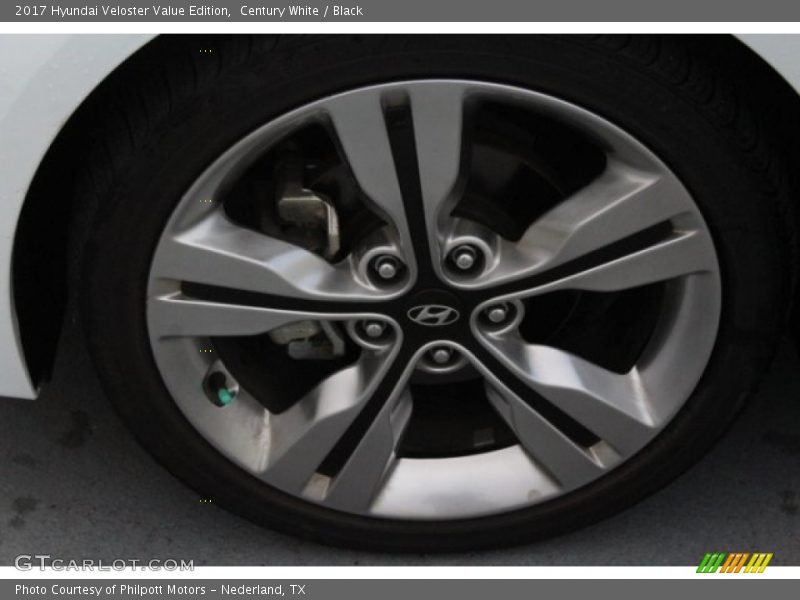 Century White / Black 2017 Hyundai Veloster Value Edition