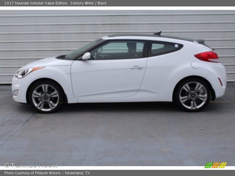 Century White / Black 2017 Hyundai Veloster Value Edition