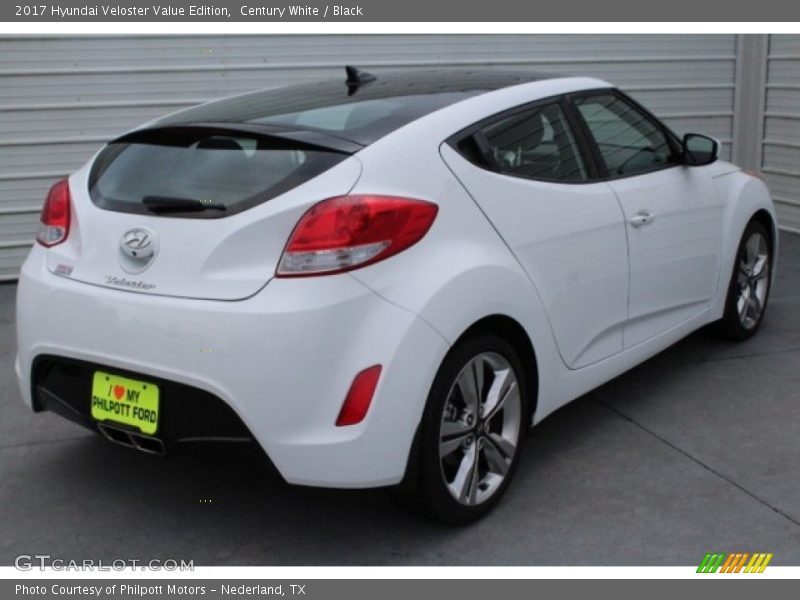 Century White / Black 2017 Hyundai Veloster Value Edition