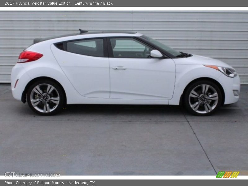 Century White / Black 2017 Hyundai Veloster Value Edition