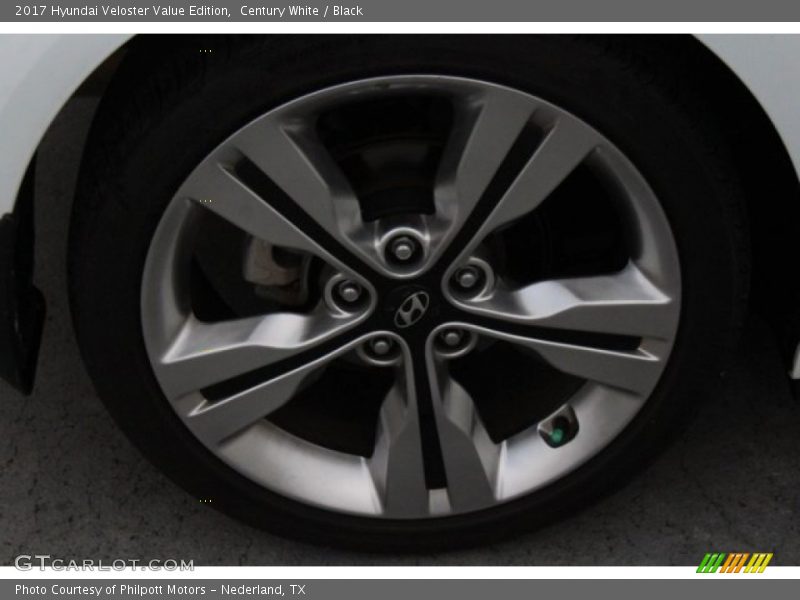 Century White / Black 2017 Hyundai Veloster Value Edition