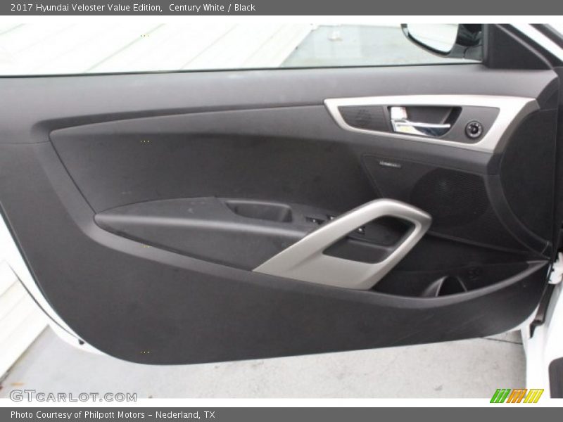 Century White / Black 2017 Hyundai Veloster Value Edition