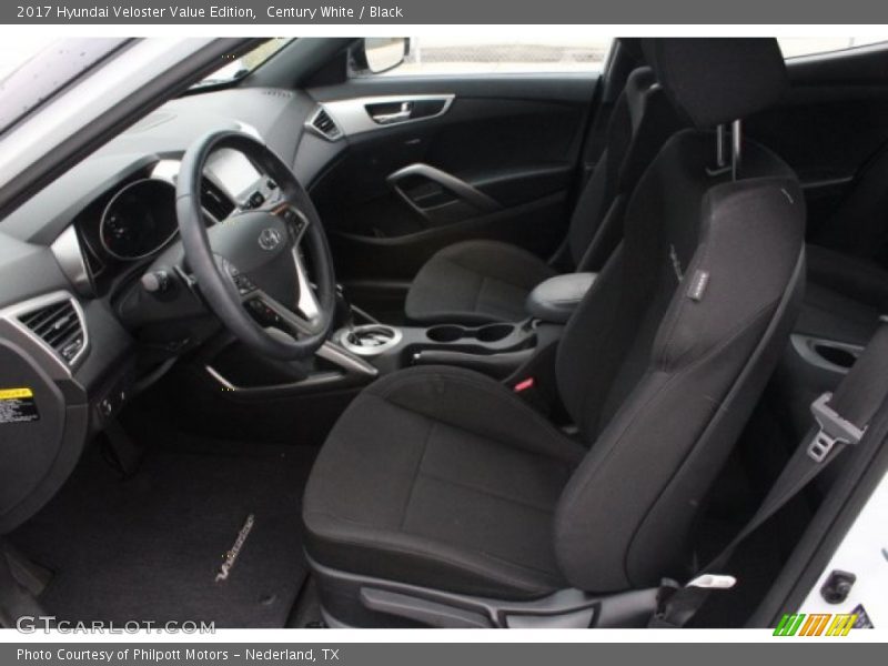 Century White / Black 2017 Hyundai Veloster Value Edition