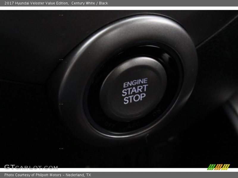Century White / Black 2017 Hyundai Veloster Value Edition