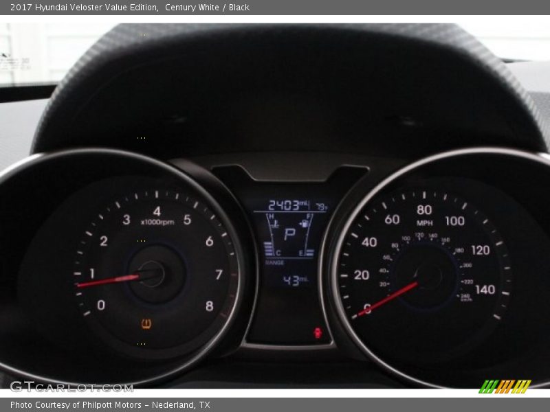 Century White / Black 2017 Hyundai Veloster Value Edition