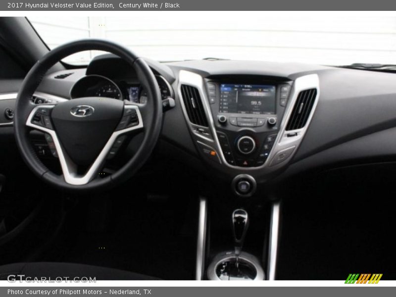 Century White / Black 2017 Hyundai Veloster Value Edition