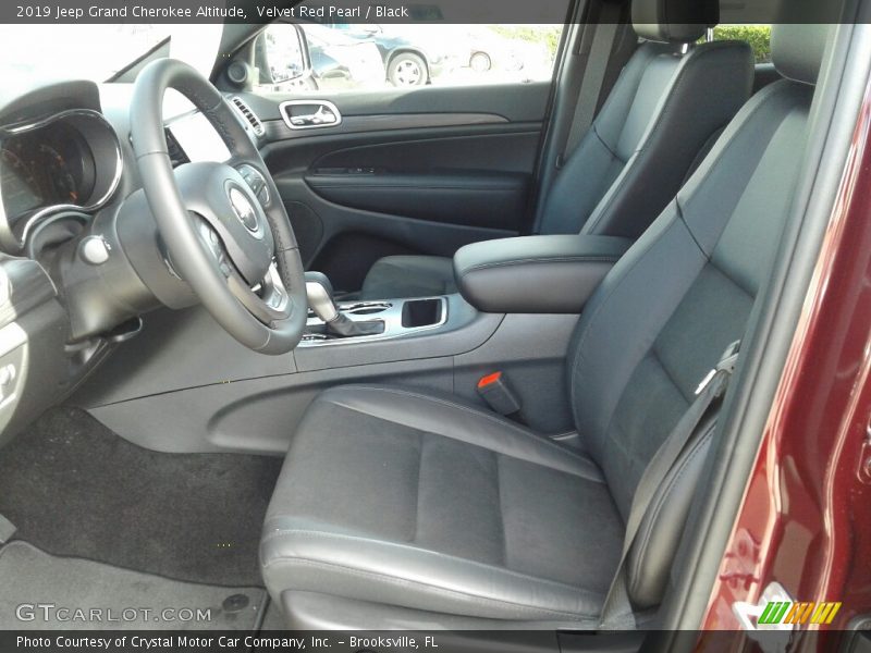 Velvet Red Pearl / Black 2019 Jeep Grand Cherokee Altitude