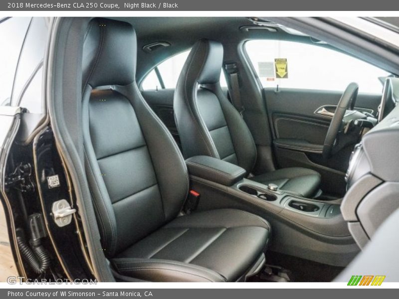 Night Black / Black 2018 Mercedes-Benz CLA 250 Coupe