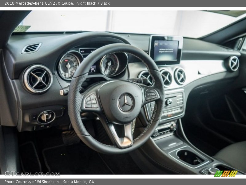 Night Black / Black 2018 Mercedes-Benz CLA 250 Coupe