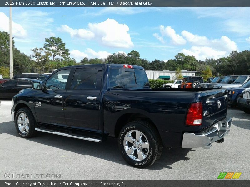 True Blue Pearl / Black/Diesel Gray 2019 Ram 1500 Classic Big Horn Crew Cab