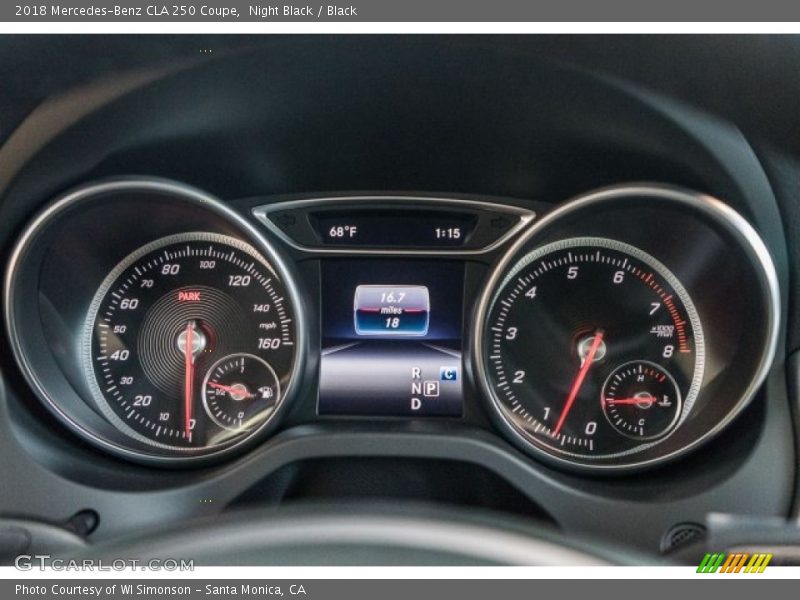 Night Black / Black 2018 Mercedes-Benz CLA 250 Coupe