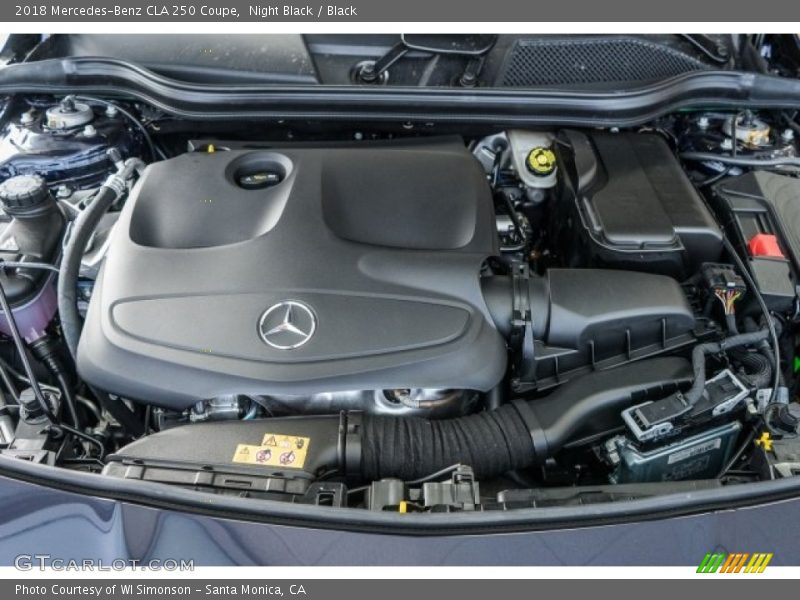 Night Black / Black 2018 Mercedes-Benz CLA 250 Coupe