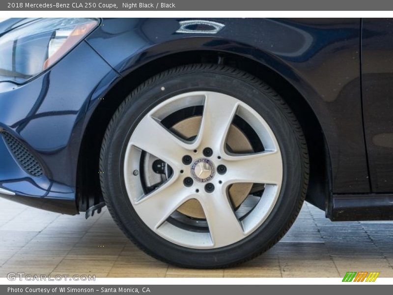 Night Black / Black 2018 Mercedes-Benz CLA 250 Coupe