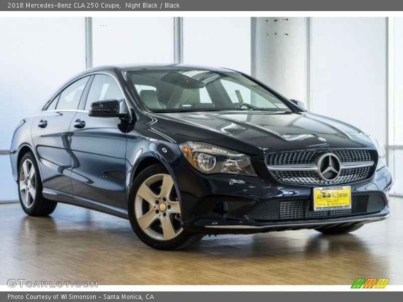Night Black / Black 2018 Mercedes-Benz CLA 250 Coupe