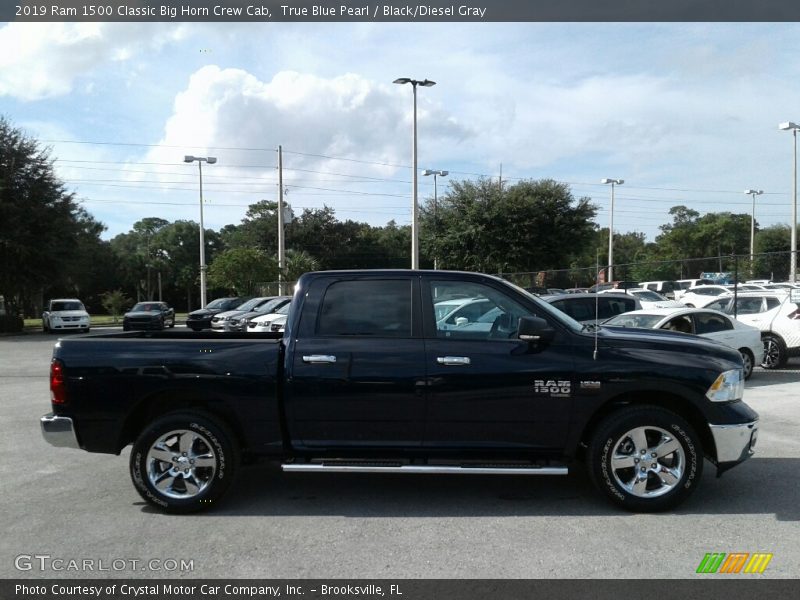 True Blue Pearl / Black/Diesel Gray 2019 Ram 1500 Classic Big Horn Crew Cab