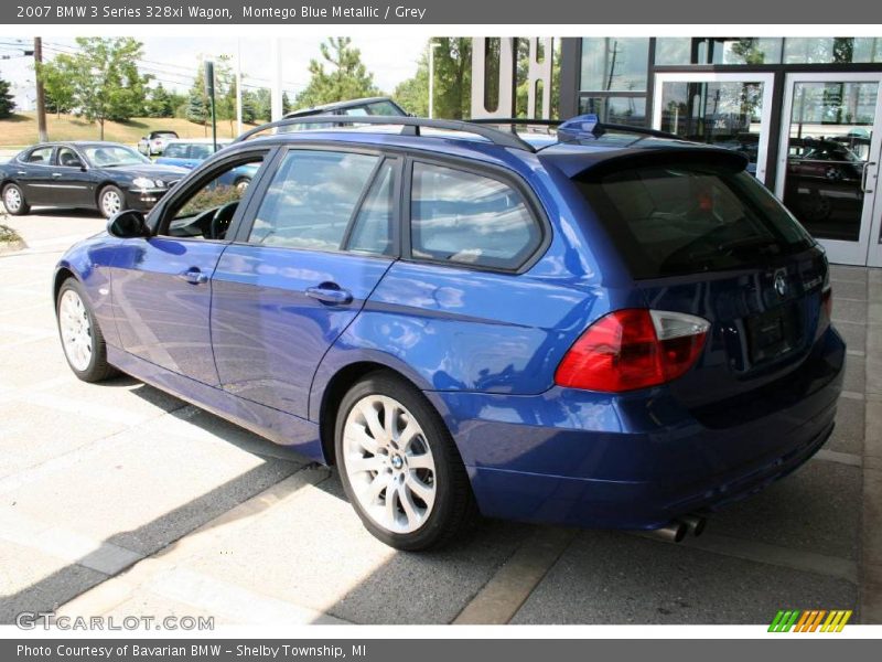 Montego Blue Metallic / Grey 2007 BMW 3 Series 328xi Wagon