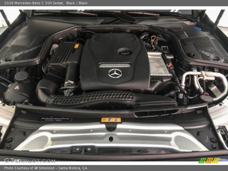 Black / Black 2018 Mercedes-Benz C 300 Sedan