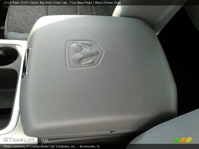 True Blue Pearl / Black/Diesel Gray 2019 Ram 1500 Classic Big Horn Crew Cab