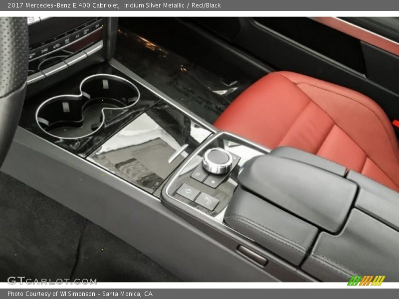 Iridium Silver Metallic / Red/Black 2017 Mercedes-Benz E 400 Cabriolet
