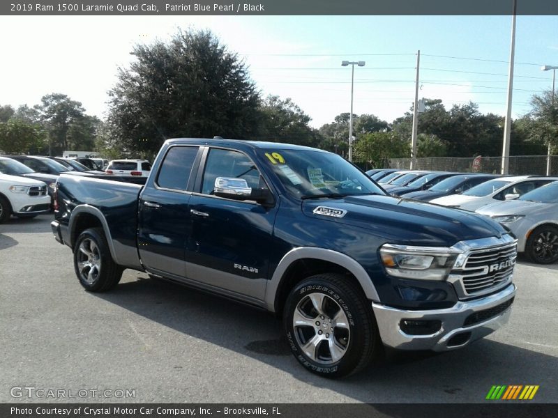 Front 3/4 View of 2019 1500 Laramie Quad Cab