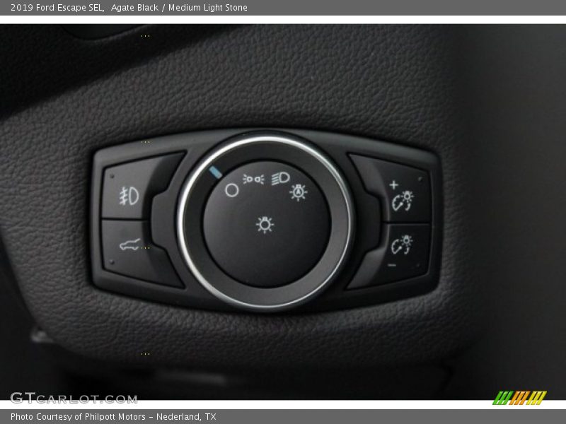 Agate Black / Medium Light Stone 2019 Ford Escape SEL