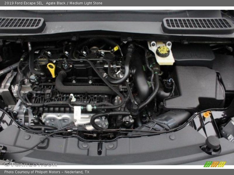 Agate Black / Medium Light Stone 2019 Ford Escape SEL