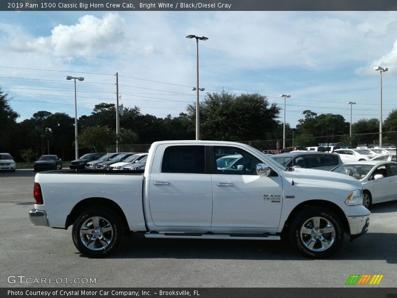Bright White / Black/Diesel Gray 2019 Ram 1500 Classic Big Horn Crew Cab