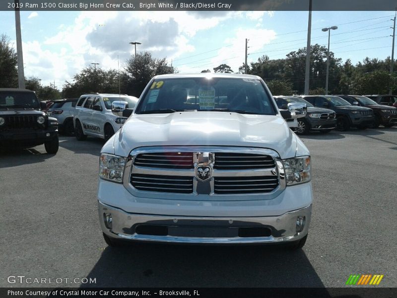 Bright White / Black/Diesel Gray 2019 Ram 1500 Classic Big Horn Crew Cab