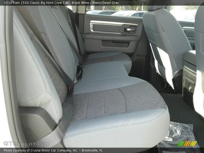 Bright White / Black/Diesel Gray 2019 Ram 1500 Classic Big Horn Crew Cab