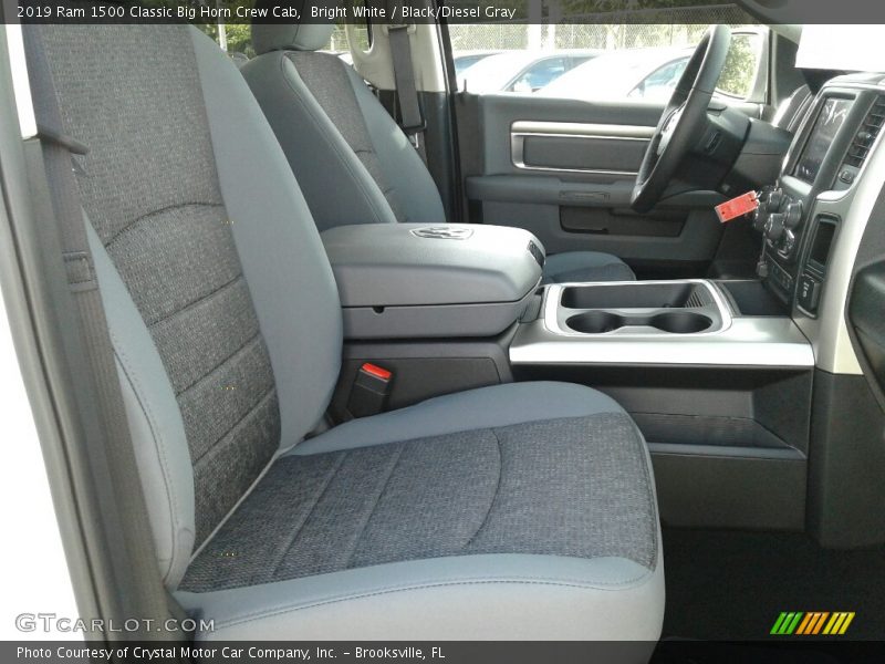 Bright White / Black/Diesel Gray 2019 Ram 1500 Classic Big Horn Crew Cab