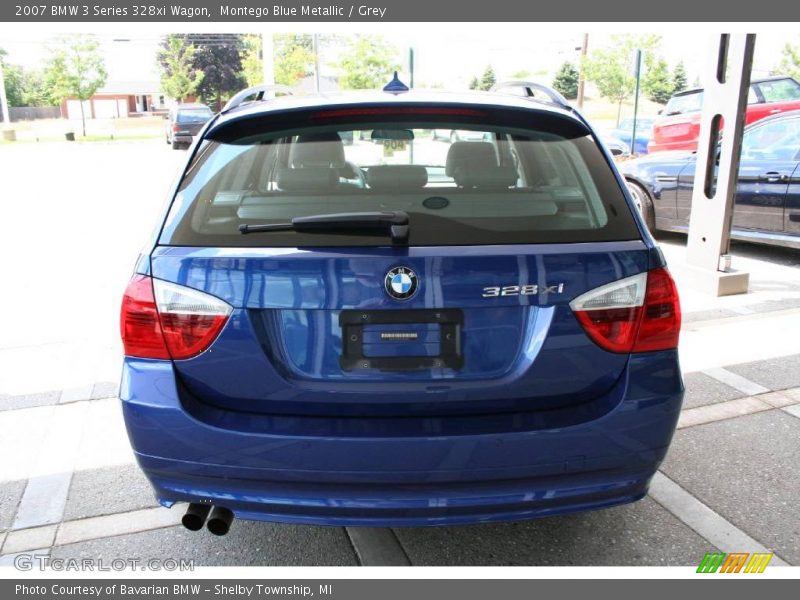 Montego Blue Metallic / Grey 2007 BMW 3 Series 328xi Wagon