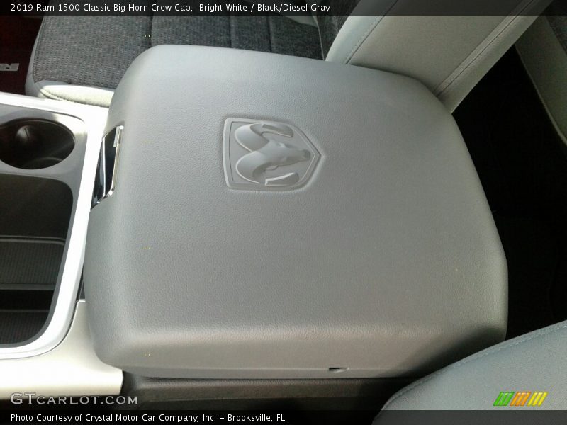 Bright White / Black/Diesel Gray 2019 Ram 1500 Classic Big Horn Crew Cab