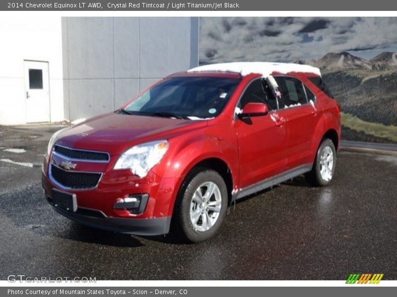 Crystal Red Tintcoat / Light Titanium/Jet Black 2014 Chevrolet Equinox LT AWD