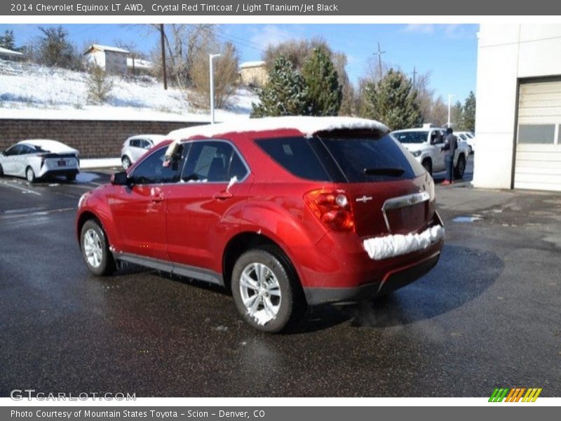 Crystal Red Tintcoat / Light Titanium/Jet Black 2014 Chevrolet Equinox LT AWD