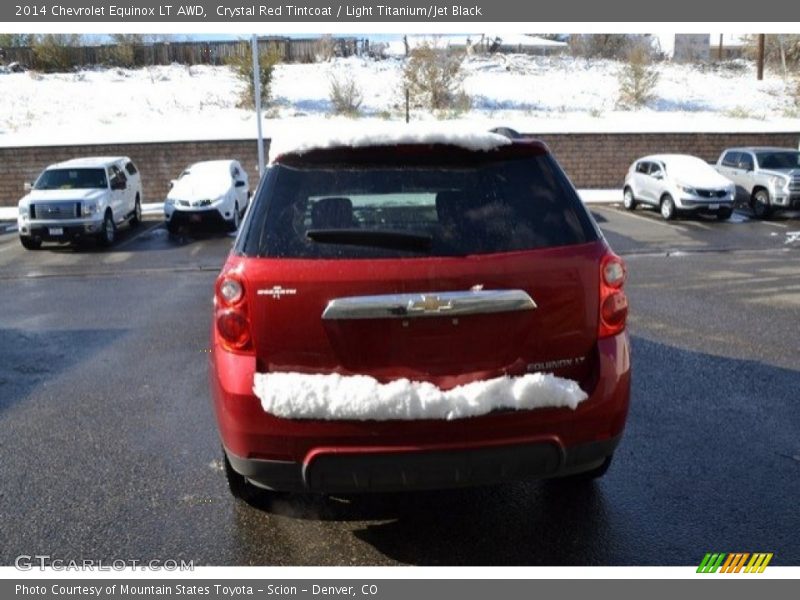 Crystal Red Tintcoat / Light Titanium/Jet Black 2014 Chevrolet Equinox LT AWD