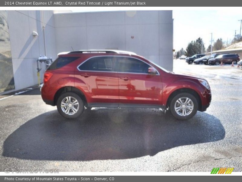 Crystal Red Tintcoat / Light Titanium/Jet Black 2014 Chevrolet Equinox LT AWD