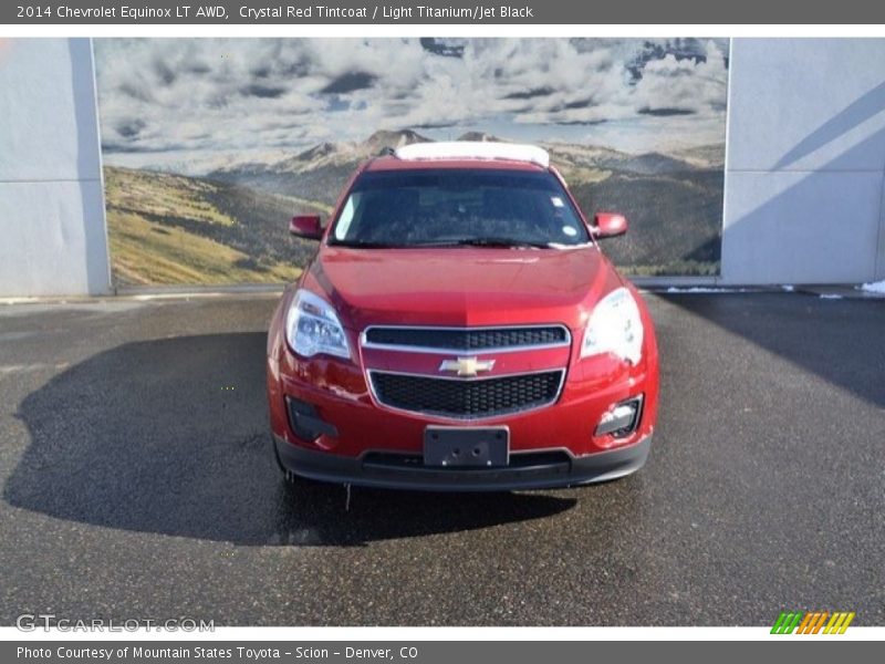 Crystal Red Tintcoat / Light Titanium/Jet Black 2014 Chevrolet Equinox LT AWD