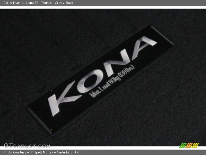 Thunder Gray / Black 2019 Hyundai Kona SE
