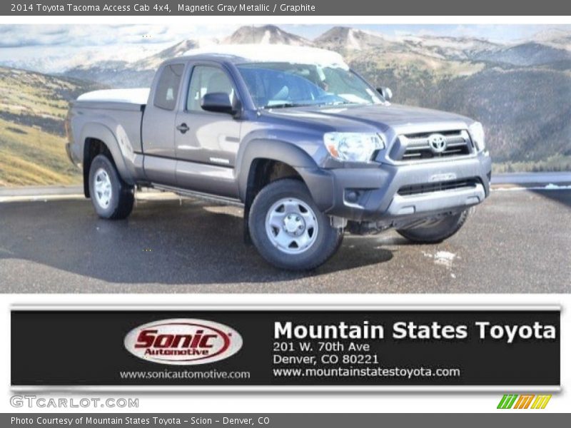 Magnetic Gray Metallic / Graphite 2014 Toyota Tacoma Access Cab 4x4