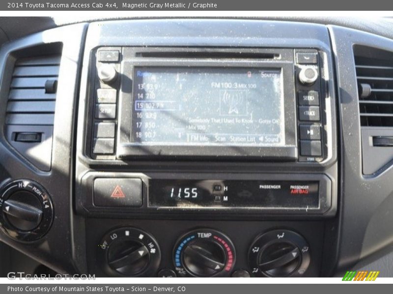 Magnetic Gray Metallic / Graphite 2014 Toyota Tacoma Access Cab 4x4