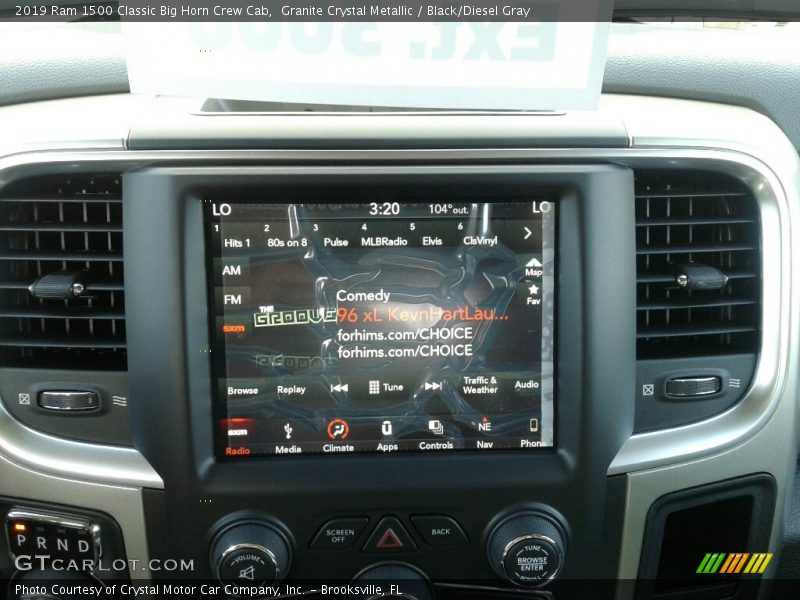 Granite Crystal Metallic / Black/Diesel Gray 2019 Ram 1500 Classic Big Horn Crew Cab