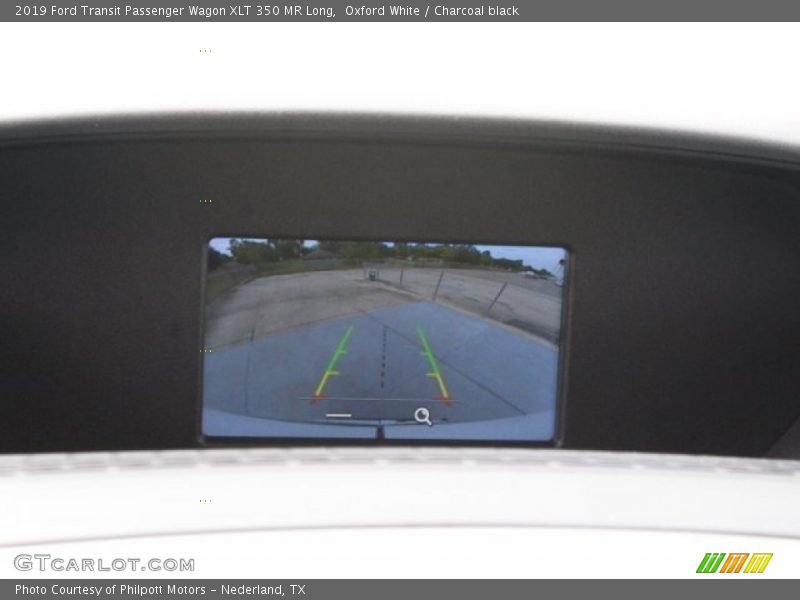 Oxford White / Charcoal black 2019 Ford Transit Passenger Wagon XLT 350 MR Long