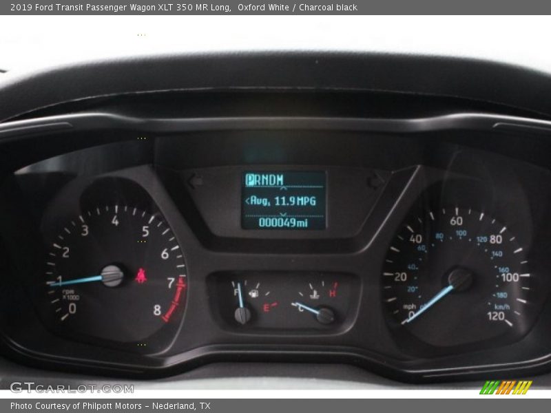 Oxford White / Charcoal black 2019 Ford Transit Passenger Wagon XLT 350 MR Long