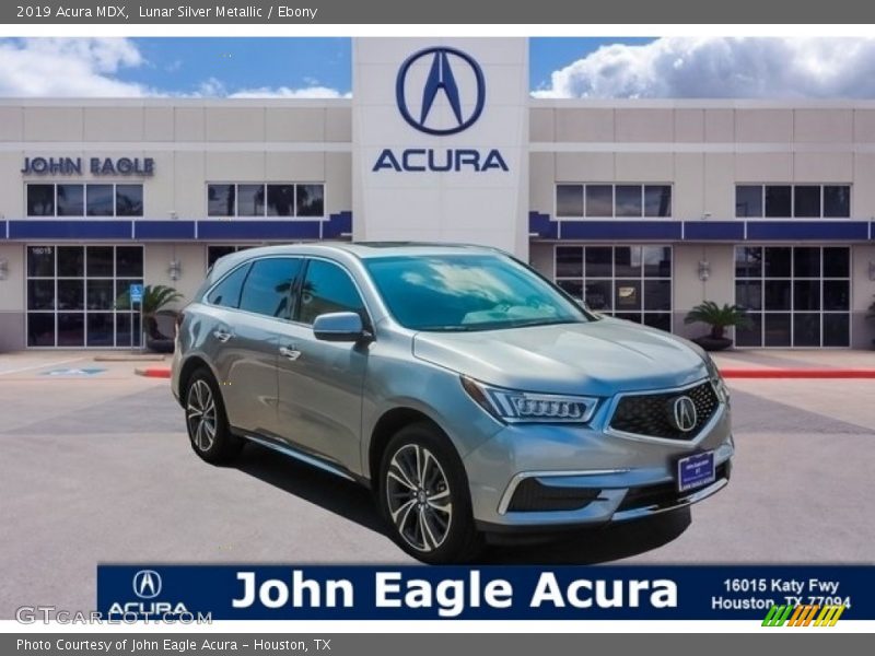 Lunar Silver Metallic / Ebony 2019 Acura MDX